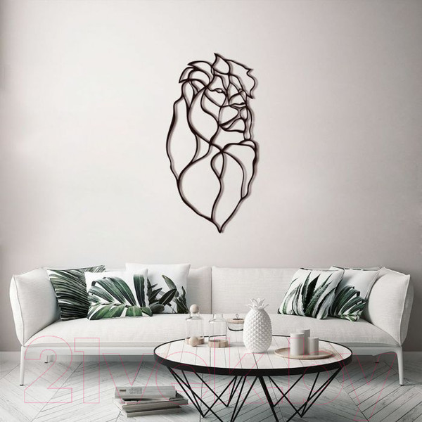 Изображение товара Декор настенный Arthata Царь зверей 30x60-B / 067-1 (черный)