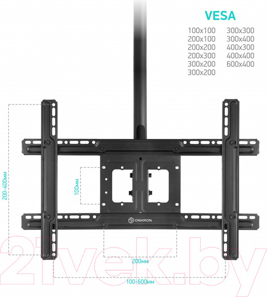 Изображение товара Кронштейн для телевизора Onkron N1L (черный)