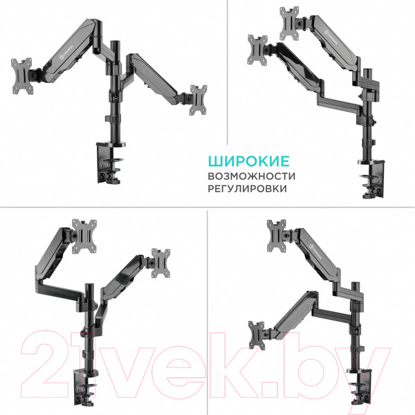 Изображение товара Кронштейн для монитора Onkron G140 (черный)