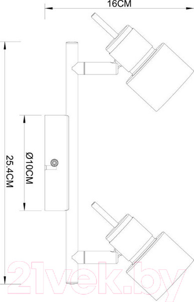 Изображение товара Потолочный светильник Arte Lamp Almach A1906PL-2WH