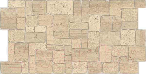 Изображение товара Панель ПВХ Grace Камень Ракушечник бежевый (980x498x3.5мм)