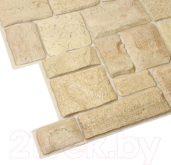 Изображение товара Панель ПВХ Grace Камень Ракушечник бежевый (980x498x3.5мм)