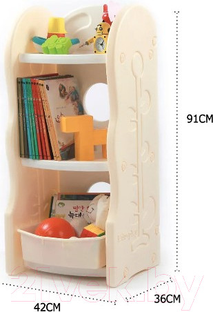 Изображение товара Стеллаж игровой Edu-Play AR-8331 (бежевый)