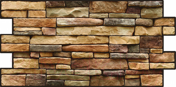 Изображение товара Панель ПВХ Grace Сланец бурый (960x476x3.5мм)