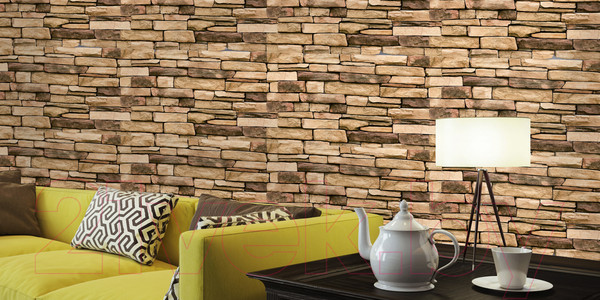 Изображение товара Панель ПВХ Grace Сланец бурый (960x476x3.5мм)