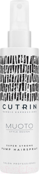 Изображение товара Лак для укладки волос Cutrin Muoto Extra Strong Pump экстрасильной фиксации (200мл)