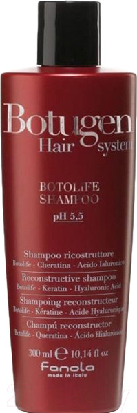 Изображение товара Шампунь для волос Fanola Botugen Hair System Botolife для реконструкции ломких волос (300мл)