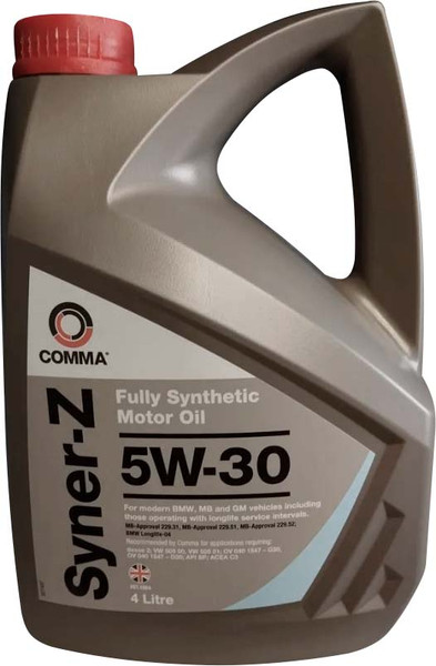 Изображение товара Моторное масло Comma Syner-Z 5W30 / SYZ4L (4л)