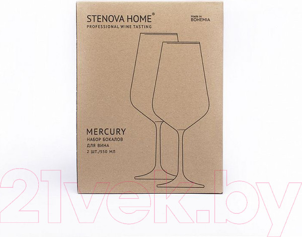 Изображение товара Набор бокалов Stenova Home Home Mercury 611062 (2шт)