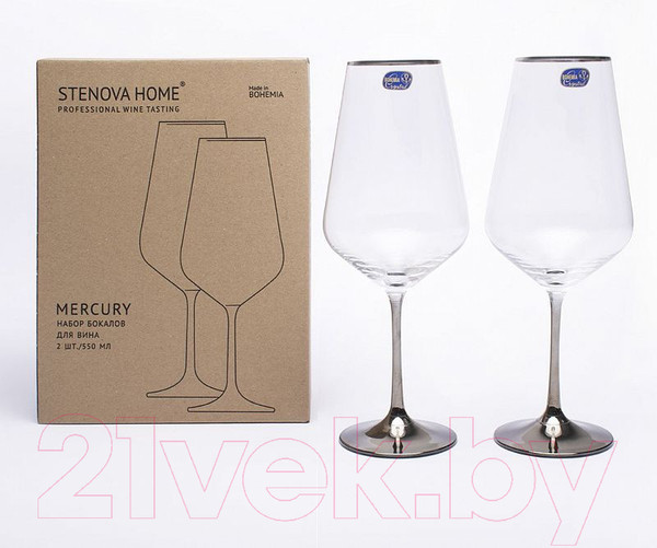 Изображение товара Набор бокалов Stenova Home Home Mercury 611062 (2шт)