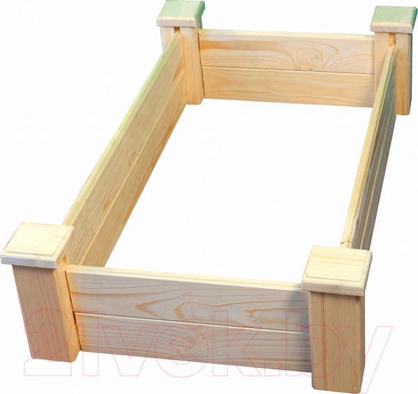 Изображение товара Грядка модульная КомфортПром Приподнятая H25x110x62см / 10014220