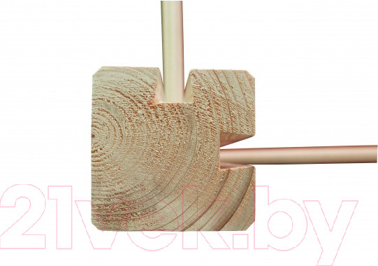 Изображение товара Грядка модульная КомфортПром Приподнятая H77x110x110см / 10014223