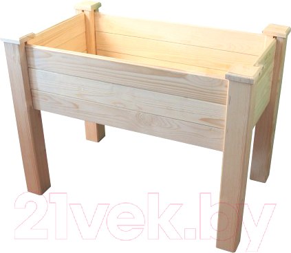 Изображение товара Грядка на ножках КомфортПром H77x110x62см / 10014224