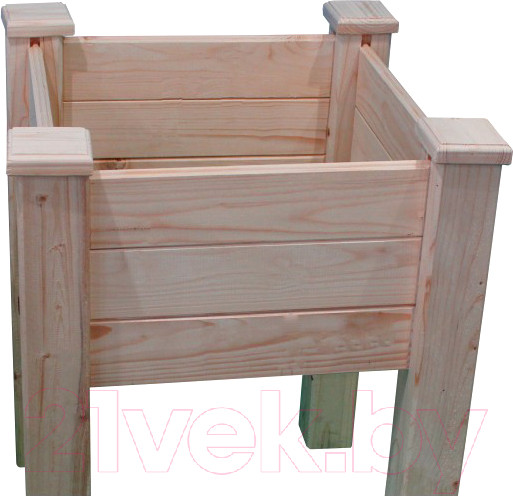 Изображение товара Грядка на ножках КомфортПром H77x110x110см / 10014225