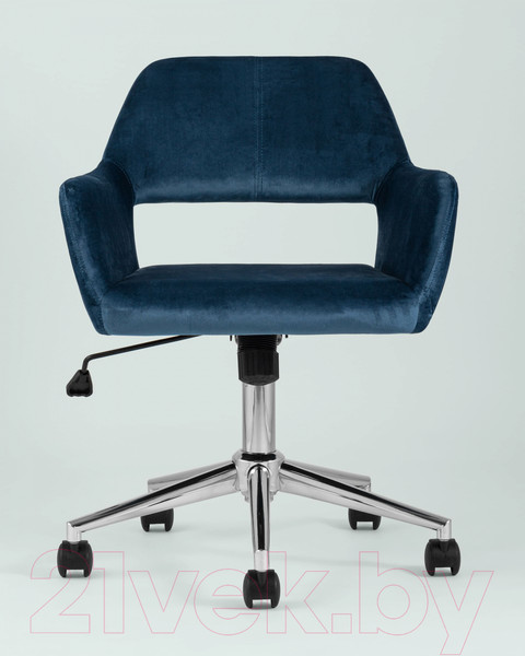 Изображение товара Кресло офисное Stool Group Ross (велюр синий)