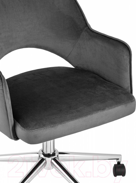 Изображение товара Кресло офисное Stool Group Кларк (велюр серый)