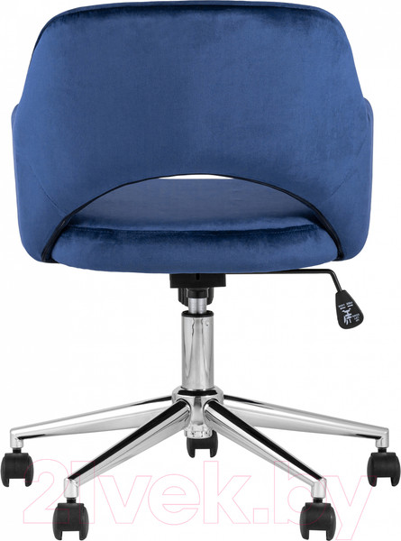 Изображение товара Кресло офисное Stool Group Кларк / CLARKSON BLUE CHROME (велюр синий)
