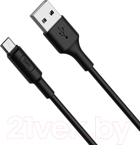 Изображение товара Кабель Hoco X25 MicroUSB (1м, черный)