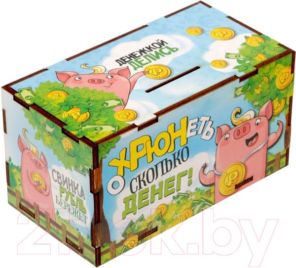 Изображение товара Копилка Добропаровъ Охрюнеть сколько денег 1794125