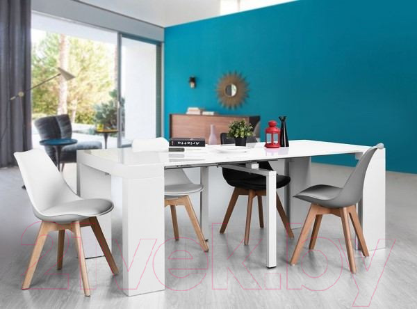 Изображение товара Стул Stool Group Frankfurt New / Y863 (черный/деревянные ножки)