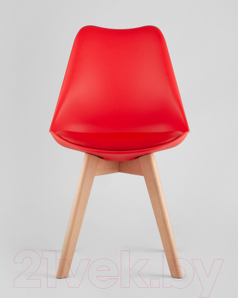 Изображение товара Стул Stool Group Frankfurt / Y863 (красный/деревянные ножки)