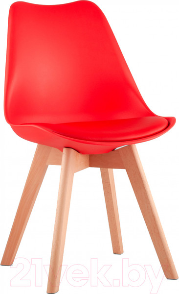 Изображение товара Стул Stool Group Frankfurt / Y863 (красный/деревянные ножки)