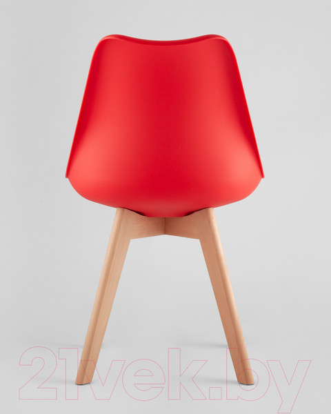 Изображение товара Стул Stool Group Frankfurt / Y863 (красный/деревянные ножки)