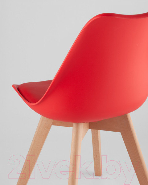 Изображение товара Стул Stool Group Frankfurt / Y863 (красный/деревянные ножки)