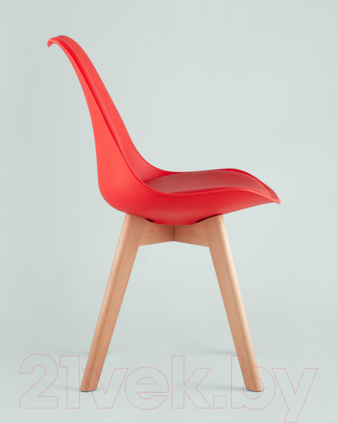 Изображение товара Стул Stool Group Frankfurt / Y863 (красный/деревянные ножки)