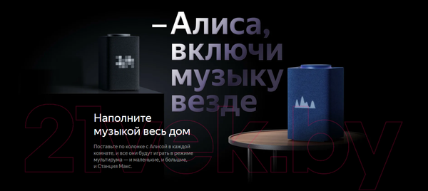 Изображение товара Умная колонка Яндекс Станция Макс YNDX-0008 (черный)