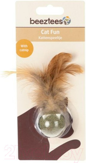 Изображение товара Игрушка для кошек Beeztees Мяч с ароматом кошачьей мяты / 430603