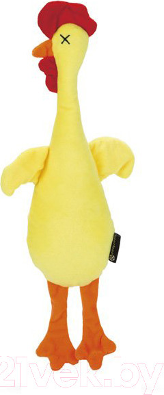 Изображение товара Игрушка для собак Beeztees Плюшевая курица / 619955 (желтый)
