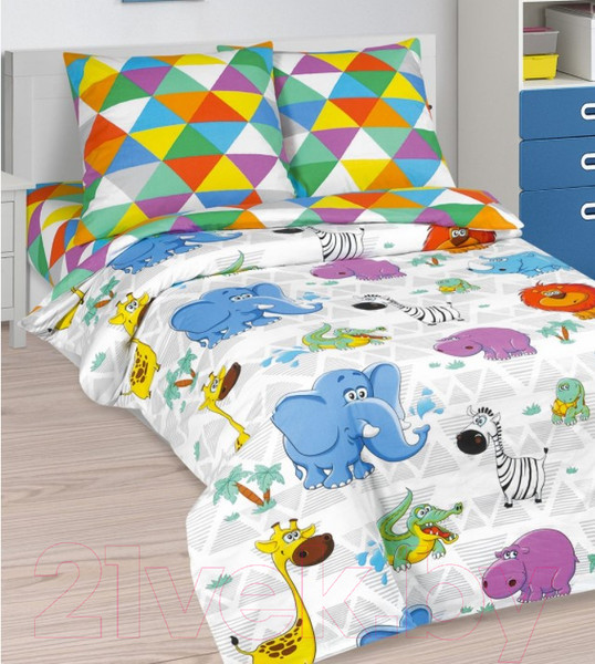 Изображение товара Комплект постельного белья АртПостель Весёлый зоопарк 912
