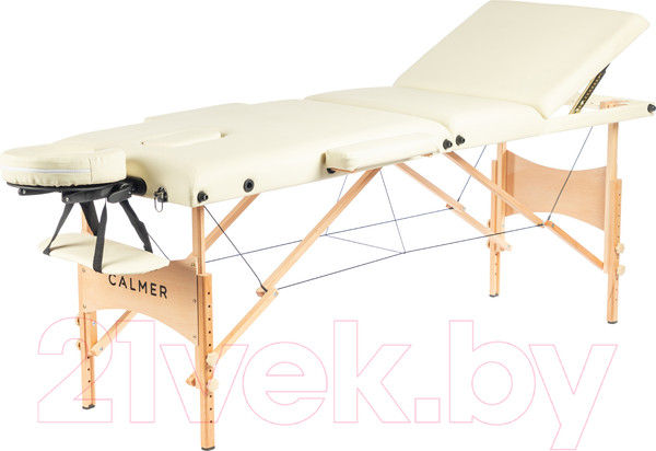 Изображение товара Массажный стол Calmer Bamboo Three 70 (бежевый)