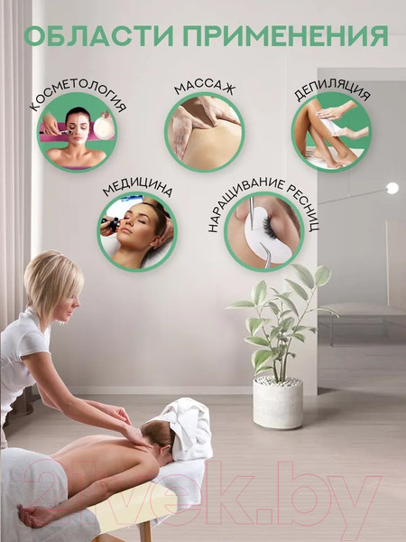 Изображение товара Массажный стол Calmer Bamboo Three 60 (бежевый)