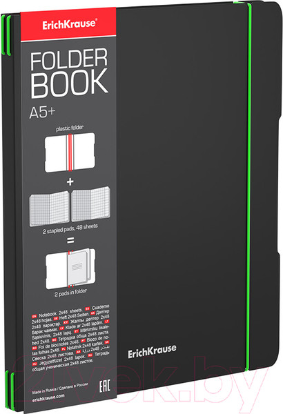 Изображение товара Тетрадь Erich Krause FolderBook Accent / 51437 (зеленый)