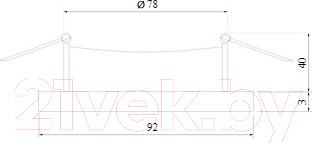 Изображение товара Точечный светильник Elektrostandard 122 MR16 (серебристый/белый)