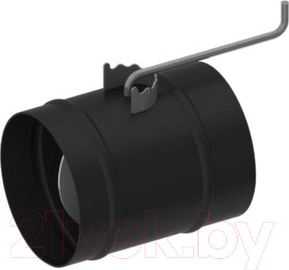 Изображение товара Шибер для дымохода ТМФ Прямой ф120 1.5мм 08ПС (антрацит)