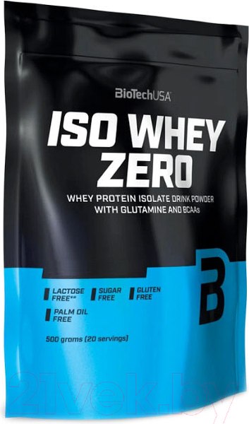 Изображение товара Протеин BioTechUSA Iso Whey Zero / I00001562 (500г, печенье-крем )