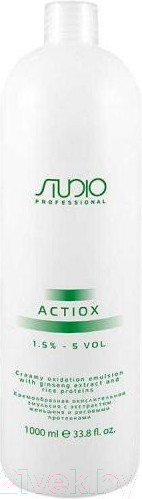 Изображение товара Эмульсия для окисления краски Kapous ActiOx Studio Professional экстр женьшеня и рисов прот 1.5% (1л)
