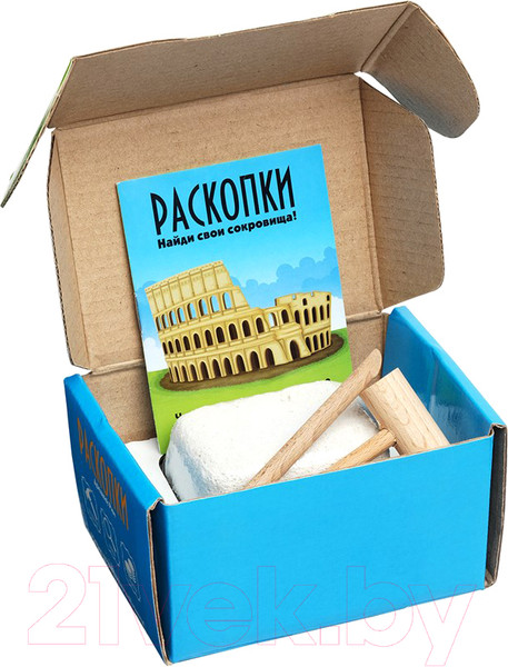 Изображение товара Набор для опытов Раскопки Древний Рим / DIG-23 (с монетой)