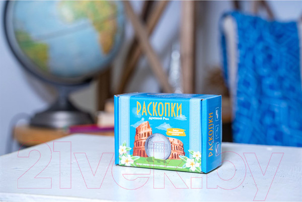 Изображение товара Набор для опытов Раскопки Древний Рим / DIG-23 (с монетой)