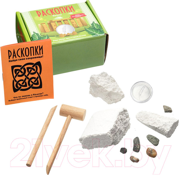 Изображение товара Набор для опытов Раскопки Кельты / DIG-26 (с монетой)