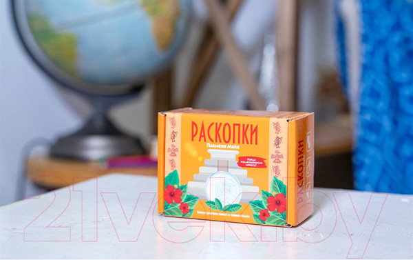 Изображение товара Набор для опытов Раскопки Майя / DIG-27 (с монетой)