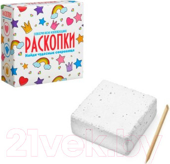 Изображение товара Набор для опытов Раскопки Чудесные сокровища / DIG-32