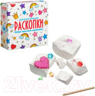 Изображение товара Набор для опытов Раскопки Чудесные сокровища / DIG-32