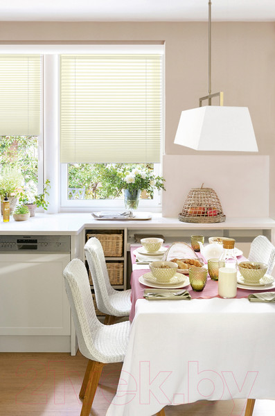 Изображение товара Штора-плиссе Эскар Crepe 98x170 / 140402098 (светло-бежевый)