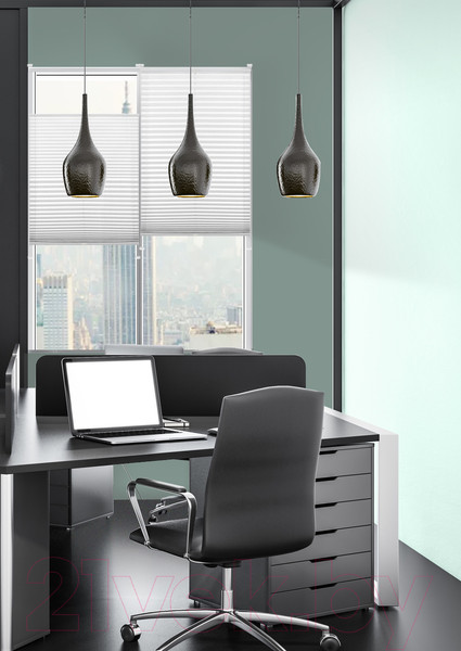 Изображение товара Штора-плиссе Эскар NoWaven 90x170 / 140501090 (белый)