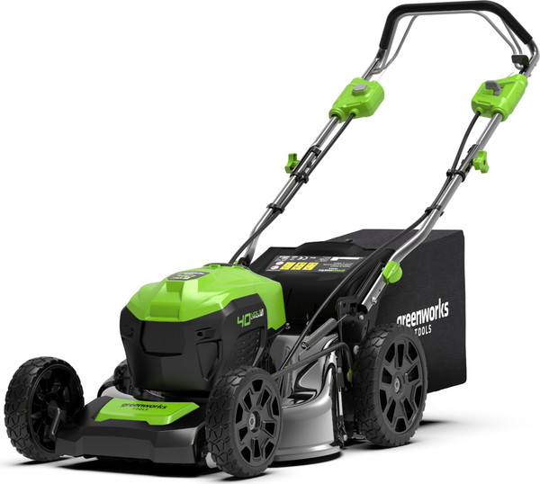 Изображение товара Газонокосилка аккумуляторная Greenworks GD40LM46SP самоходная, бесщеточная 40V 46см / 2506807UB (c АКБ 4Ач и ЗУ)