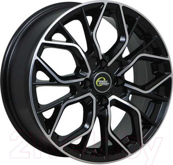 Изображение товара Литой диск Cross Street CR-19 17x7" 5x114.3мм DIA 67.1мм ET 47мм BKF